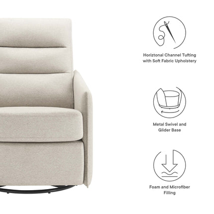 Modway EEI-6738 Etta Upholstered Fabric Lounge Chair Modway