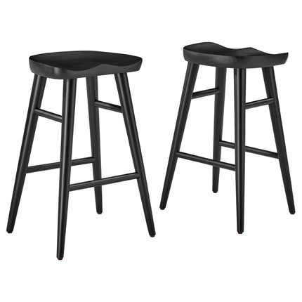 Modway EEI-6739 Saville Backless Wood Counter Stools Set of 2 Modway