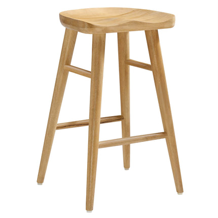 Modway EEI-6739 Saville Backless Wood Counter Stools Set of 2 Modway