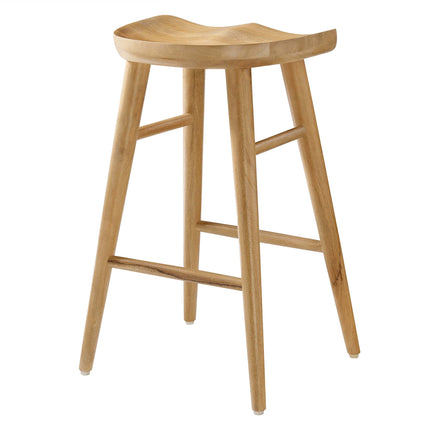 Modway EEI-6739 Saville Backless Wood Counter Stools Set of 2 Modway