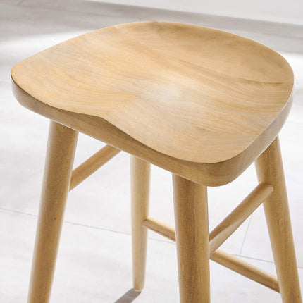 Modway EEI-6739 Saville Backless Wood Counter Stools Set of 2 Modway