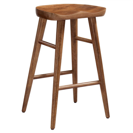Modway EEI-6739 Saville Backless Wood Counter Stools Set of 2 Modway
