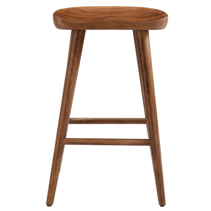 Modway EEI-6739 Saville Backless Wood Counter Stools Set of 2 Modway
