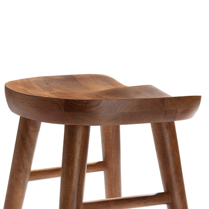 Modway EEI-6739 Saville Backless Wood Counter Stools Set of 2 Modway