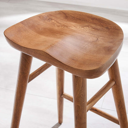 Modway EEI-6739 Saville Backless Wood Counter Stools Set of 2 Modway