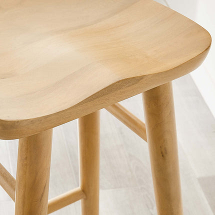 Modway EEI-6740 Saville Backless Wood Bar Stools Set of 2 Modway