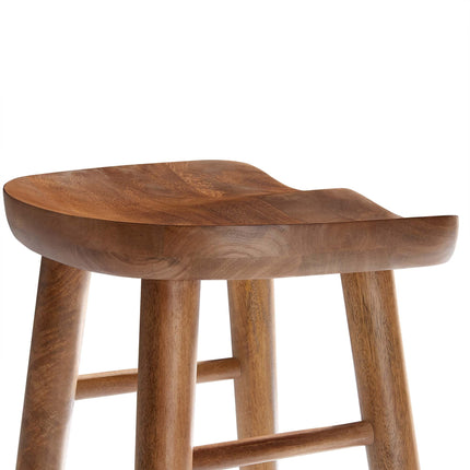 Modway EEI-6740 Saville Backless Wood Bar Stools Set of 2 Modway