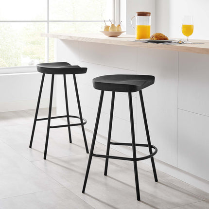 Modway EEI-6741 Concord Backless Wood Counter Stools Set of 2 Modway
