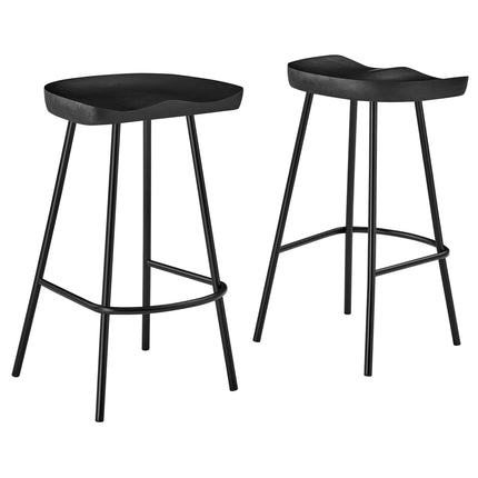 Modway EEI-6741 Concord Backless Wood Counter Stools Set of 2 Modway