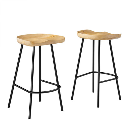Modway EEI-6741 Concord Backless Wood Counter Stools Set of 2 Modway