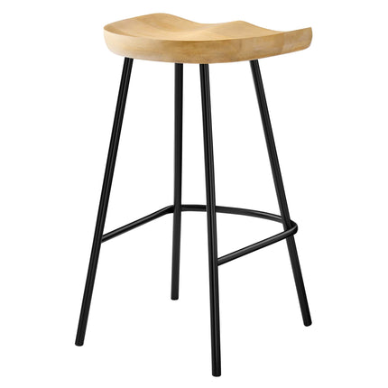 Modway EEI-6741 Concord Backless Wood Counter Stools Set of 2 Modway