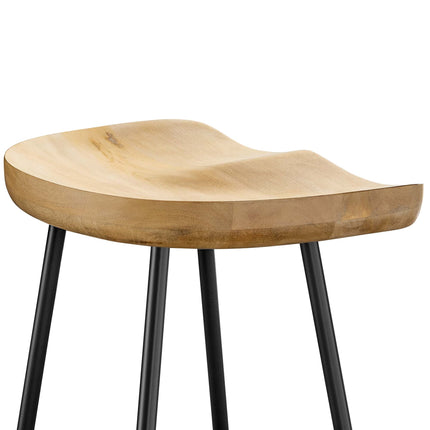 Modway EEI-6741 Concord Backless Wood Counter Stools Set of 2 Modway