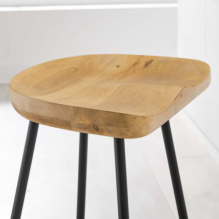Modway EEI-6741 Concord Backless Wood Counter Stools Set of 2 Modway