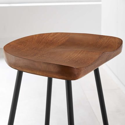 Modway EEI-6741 Concord Backless Wood Counter Stools Set of 2 Modway