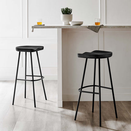 Modway EEI-6742 Concord Backless Wood Bar Stools Set of 2 Modway