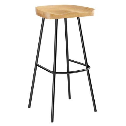 Modway EEI-6742 Concord Backless Wood Bar Stools Set of 2 Modway