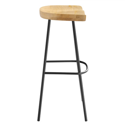 Modway EEI-6742 Concord Backless Wood Bar Stools Set of 2 Modway