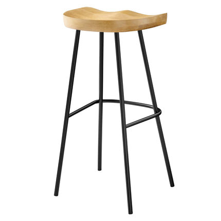 Modway EEI-6742 Concord Backless Wood Bar Stools Set of 2 Modway