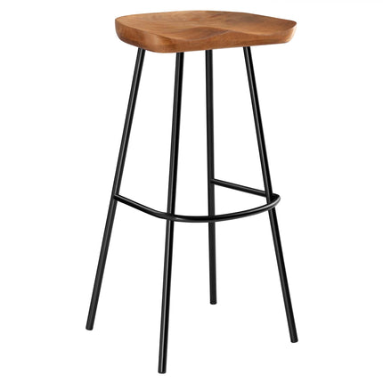 Modway EEI-6742 Concord Backless Wood Bar Stools Set of 2 Modway