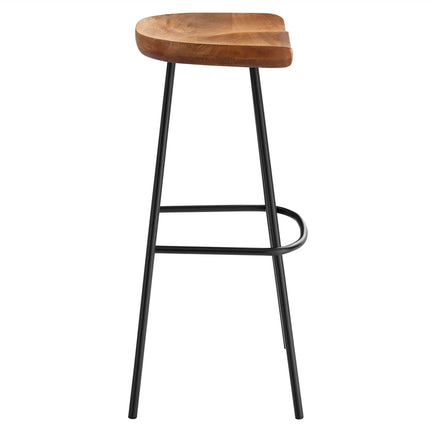 Modway EEI-6742 Concord Backless Wood Bar Stools Set of 2 Modway