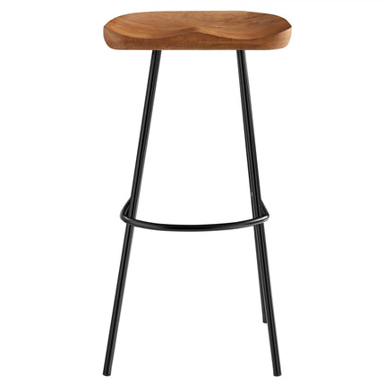 Modway EEI-6742 Concord Backless Wood Bar Stools Set of 2 Modway