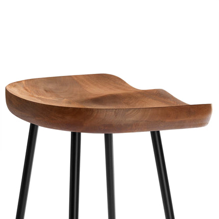 Modway EEI-6742 Concord Backless Wood Bar Stools Set of 2 Modway