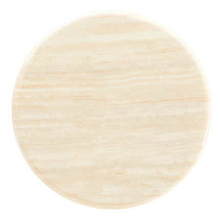 Modway EEI-6745 Lippa 20" Round Faux Travertine Side Table Modway