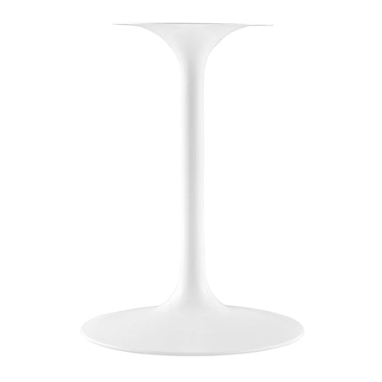 Modway EEI-6748 Lippa 36" Round Faux Travertine Dining Table Modway