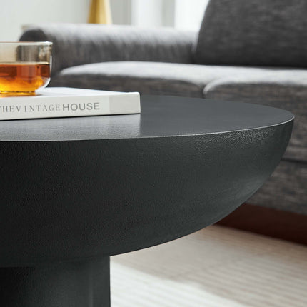 Modway EEI-6760 Caspian Round Concrete Coffee Table Modway