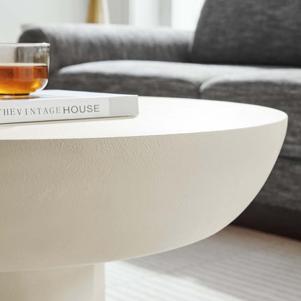Modway EEI-6760 Caspian Round Concrete Coffee Table Modway