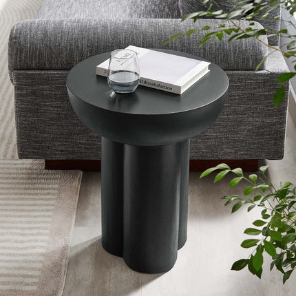 Modway EEI-6761 Caspian Round Concrete Side Table Modway