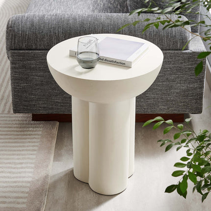 Modway EEI-6761 Caspian Round Concrete Side Table Modway