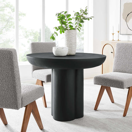 Modway EEI-6762 Caspian 40" Round Concrete Dining Table Modway