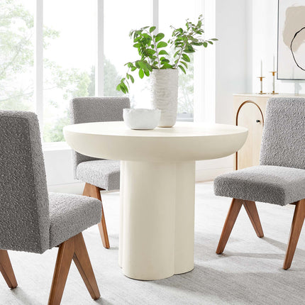 Modway EEI-6762 Caspian 40" Round Concrete Dining Table Modway