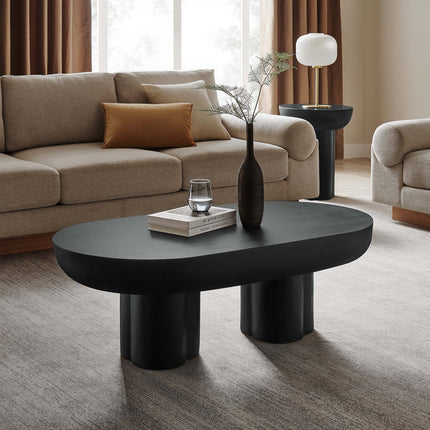 Modway EEI-6763 Caspian Oval Concrete Coffee Table Modway