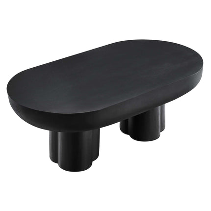 Modway EEI-6763 Caspian Oval Concrete Coffee Table Modway