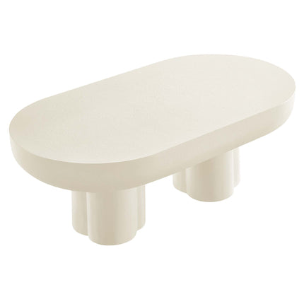 Modway EEI-6763 Caspian Oval Concrete Coffee Table Modway