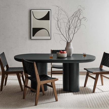Modway EEI-6764 Caspian 72" Oval Concrete Dining Table Modway
