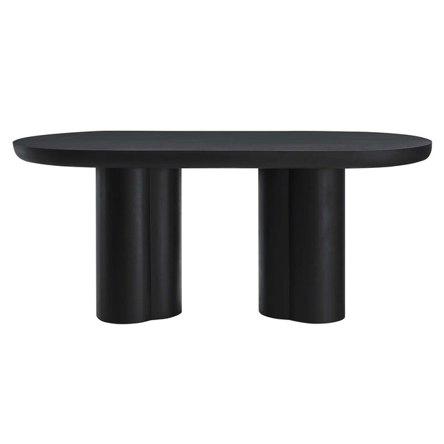 Modway EEI-6764 Caspian 72" Oval Concrete Dining Table Modway