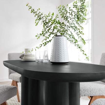 Modway EEI-6764 Caspian 72" Oval Concrete Dining Table Modway