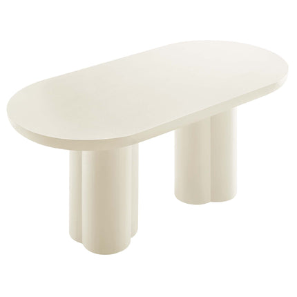 Modway EEI-6764 Caspian 72" Oval Concrete Dining Table Modway