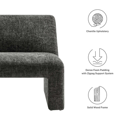 Modway EEI-6765 Amita Chenille Upholstered Accent Chair Modway