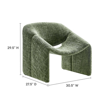 Modway EEI-6767 Vivi Chenille Upholstered Accent Chair Modway