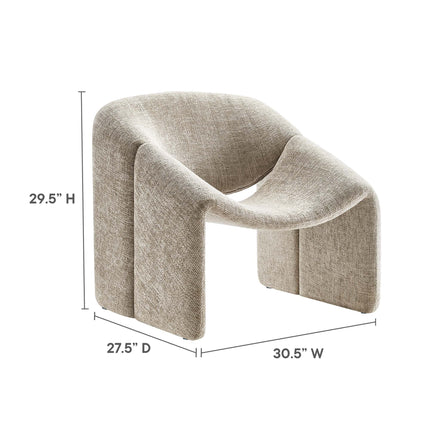 Modway EEI-6767 Vivi Chenille Upholstered Accent Chair Modway