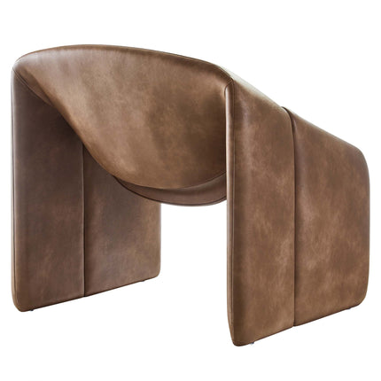 Modway EEI-6768 Vivi Vegan Leather Accent Chair Modway