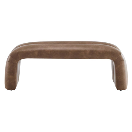Modway EEI-6770 Dax 50.5" Vegan Leather Upholstered Accent Bench Modway