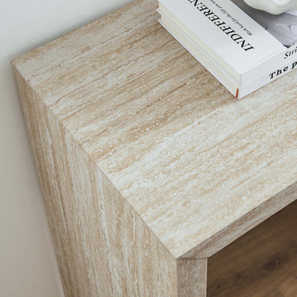 Modway EEI-6771 Mirella Faux Travertine Console Table Modway