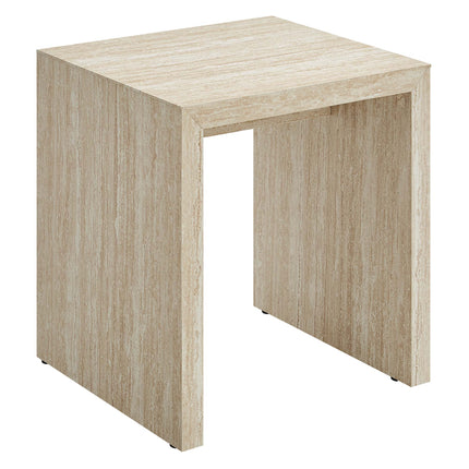Modway EEI-6772 Mirella Faux Travertine Side Table Modway