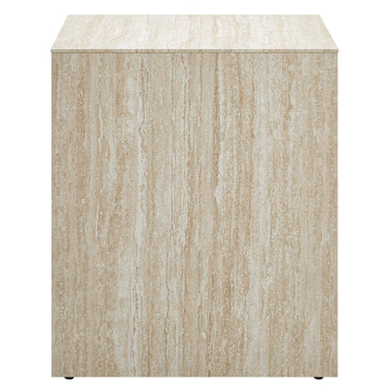 Modway EEI-6772 Mirella Faux Travertine Side Table Modway