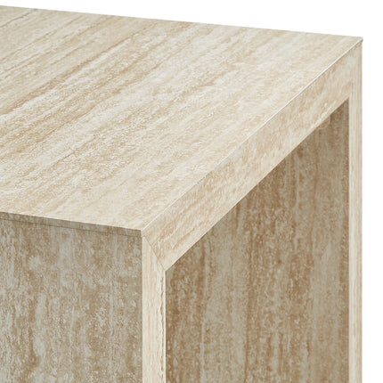 Modway EEI-6772 Mirella Faux Travertine Side Table Modway